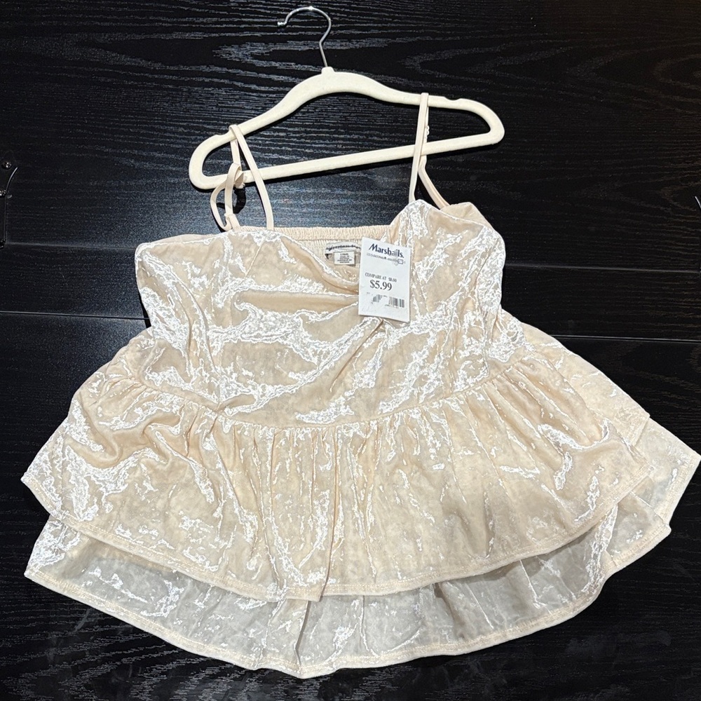 American Eagle Outfitters Cream top for Women